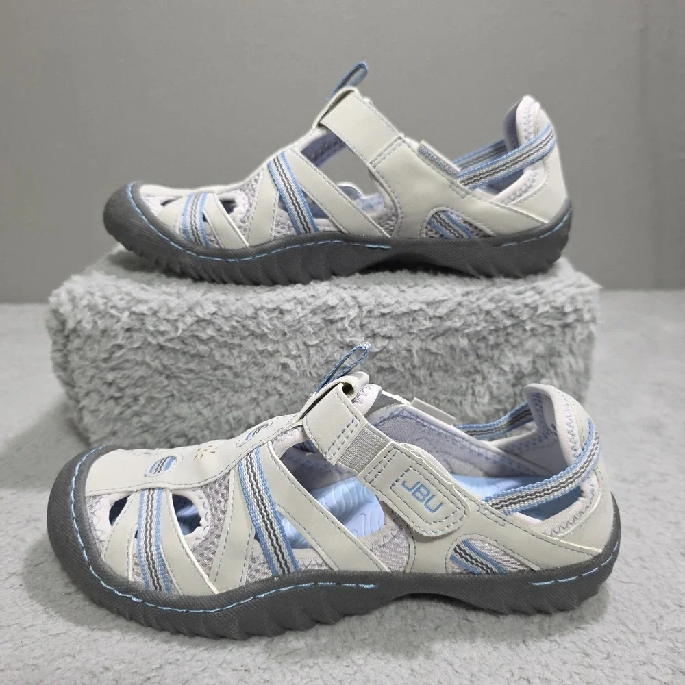 JBU‎ Regional Water Ready Women's Breathable Sandals Size 7 Blue Bone Summer